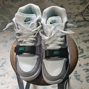 Nike Air Trainer 1 Chlorophyll Gray and White Sneakers